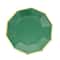 Assiettes plates décagonales multicolores Hothouse de 23 cm (9 po), paquet de 10, par Celebrate It